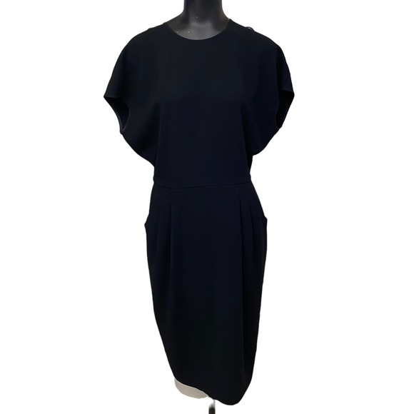 MM Lafleur Dresses & Skirts - MM LaFleur Masha Dolman Pencil Dress in Black Size 14 Front Pockets